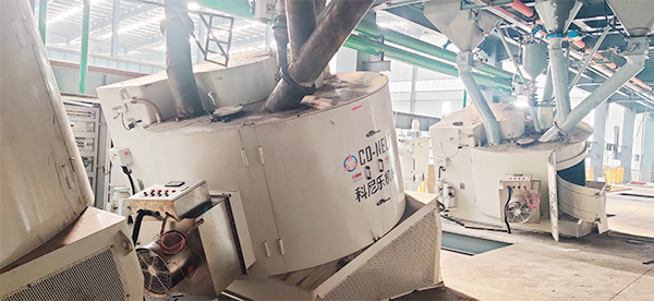 CO-NELE CR19 intensive mixer for producting refractory materials in India