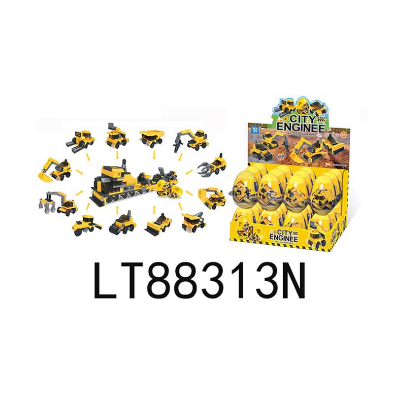 Plastic grappige intelligentieblokset speelgoed 88313N