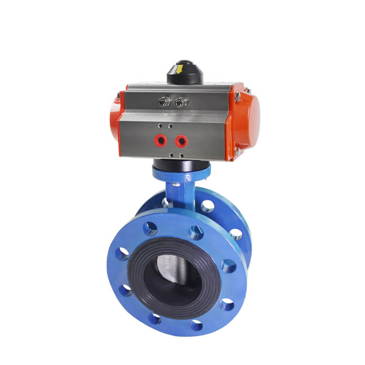 HK59-D-F Pneumatic Flanged Butterfly Valve Series