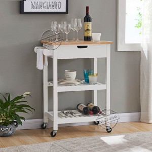 Professional China Ladder Bookcase - Rolling Kitchen Cart Small Kitchen Island Cart Wooden Kitchen Trolley for Sales 102160 –  NuTrend