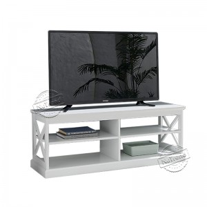 PriceList for Gold Console Table - Cross Base 3 Tier TV Stand Entertainment Center Media Console Table 203627 –  NuTrend