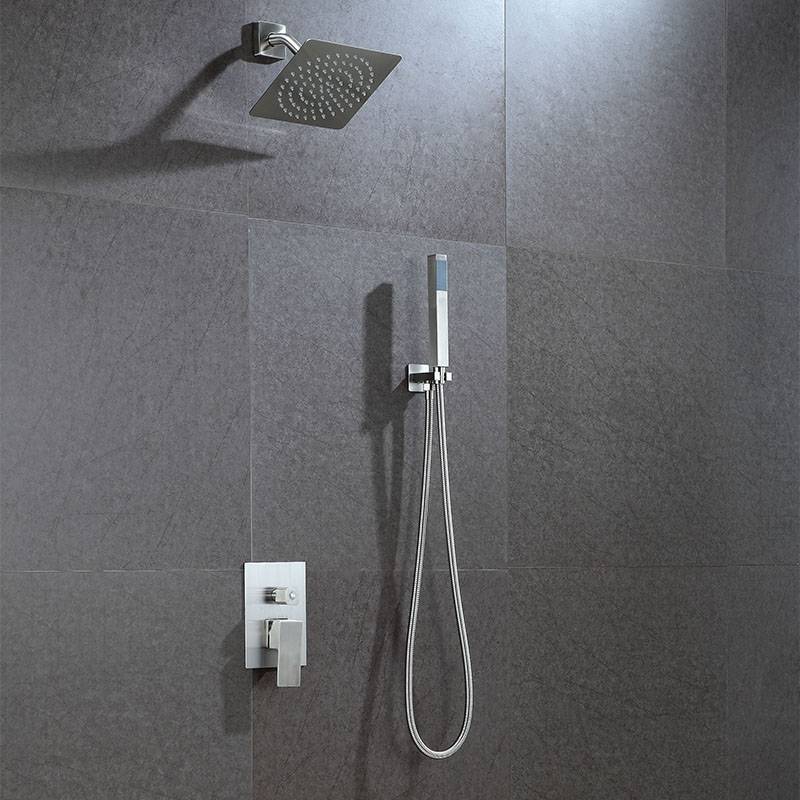 Супер тънка квадратна душ слушалка Представено изображение