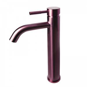 Rose gold chrome dual function basin faucet