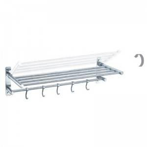 Movable upward stainless steel towel rack