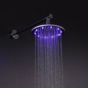 LED ümmargune dušipea koos hoovaga