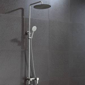 Multi-function exposed  bar shower with diverter and kit