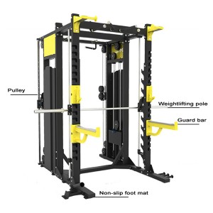 Équipement complet d'entraînement physique, cadre de squat, machine Smith, vente en gros