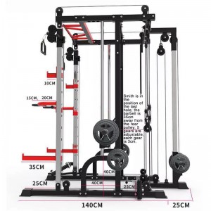 Accueil Équipement de musculation complet Équipement de sport Squat Rack Smith Machine en gros