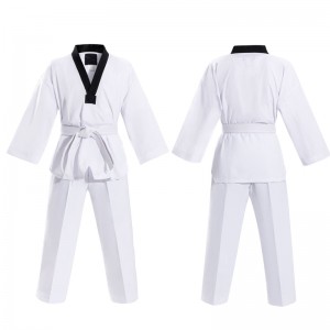 uniforme de taekwondo en pur coton en gros