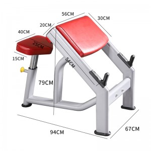 Chaise de musculation commerciale, banc d'haltères