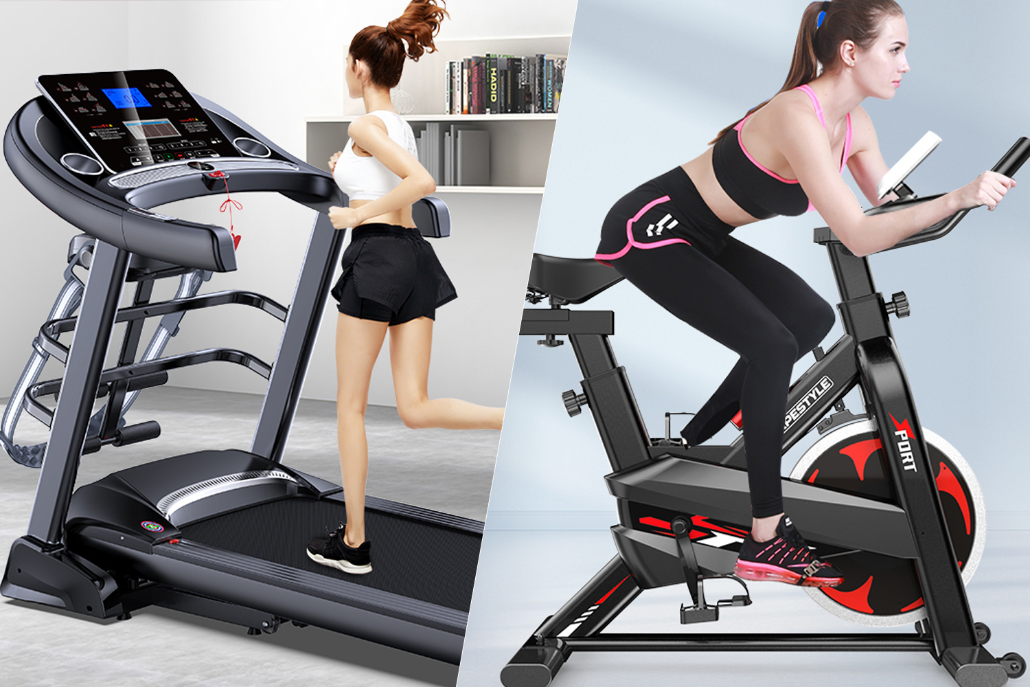 Treadmills بمقابله ورزش سائيڪل