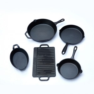 OEM Manufacturer Pre-Seasoned Skillet - cast iron cookware sets/ cast iron cookware set/ kitchenware sets – DEBIEN
