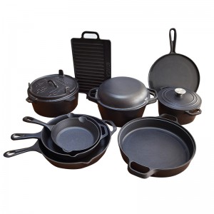 Hot New Products Cast Iron Wok Outdoor -
 Low MOQ China Quality Set Cast Iron Cookware – DEBIEN