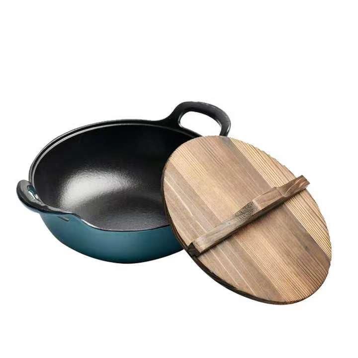 Advantages of cast iron wok