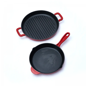 Wholesale Small Cast Iron Skillet - Non stick Enamel Cast Iron Cookware Cooking Pots and Pans – DEBIEN