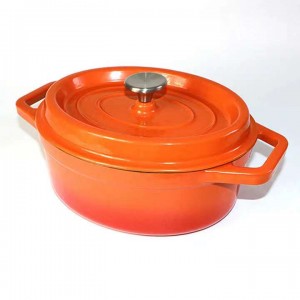 High Quality Enamel Pot Set Cookware - Low MOQ Custom Kitchen Enameled Dutch Oven Cast Iron Cookware Casserole – DEBIEN