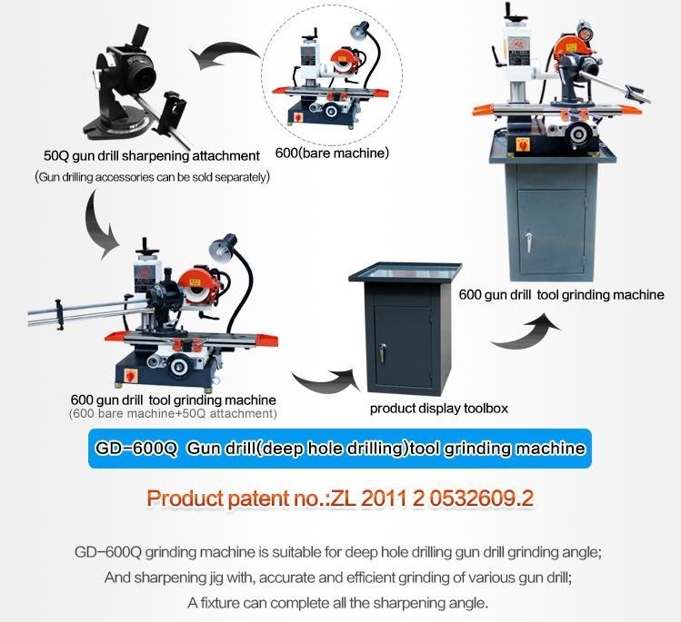 Best quality GD-600 Universal Gun drill grinder produced by the best quality manufacturer in China