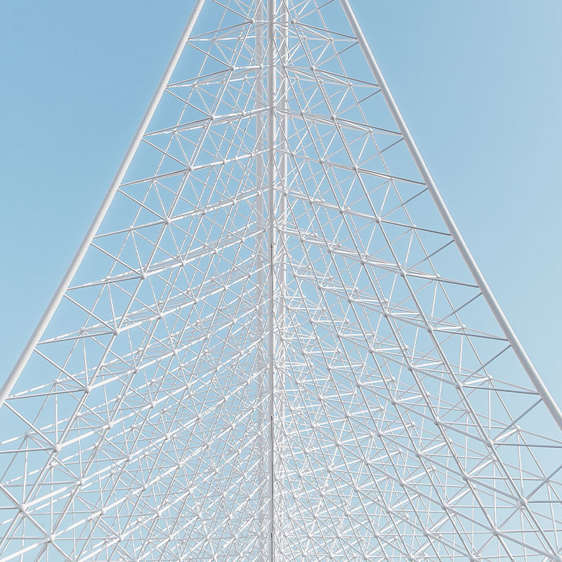 Ọdịdị Grid Steel Skylight Ụlọ Glass Dome Roof Cover / Prefab Grid Steel Space Frame Structure egosipụtara