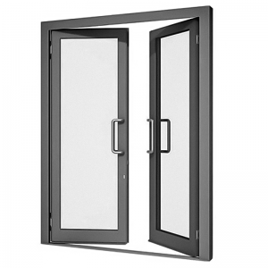 Sistema de portes abatibles de marc d'alumini de la Xina Porta de vidre basculant de baixa emissió de doble vidre