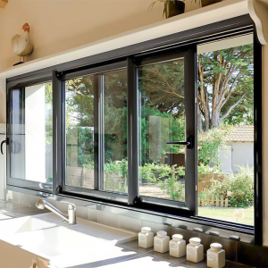 Skräddarsydda aluminiumfönster Aluminium skjutfönster Fönstersystem för bostäder