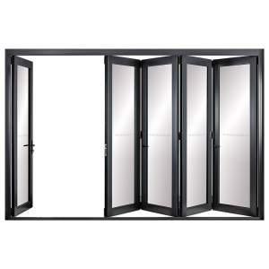 Десхион алуминијумска клизна врата стаклена преклопна врата и стакло за врата хармоника