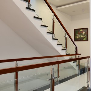 Glass Railing System&Stainless Steel Handrail Glass Panel Deshion Products