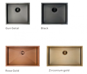Competitive Price for Single Farm House Kitchen Sink - Color  Black  Gold  Rose Gold PVD Nano customized  Stainless Steel Kitchen Sink (Gunmetal/Gold/Copper/Black/Rose Gold) – Dexing