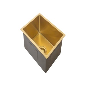 30 undermount sink Zirconium Gold Sink pvd Gold stainless steel sink undermount single bowl dexing ODM OEM Sink Factory