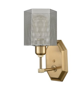 Custom Perforated Metal for Lamp Shade