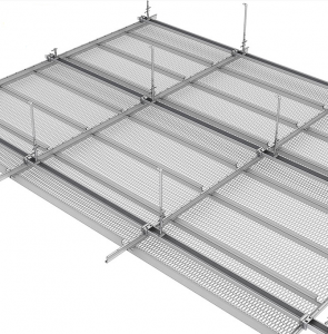ध्वनिक छत विस्तारित धातु जाल छत डिजाइन PVC छत प्यानल