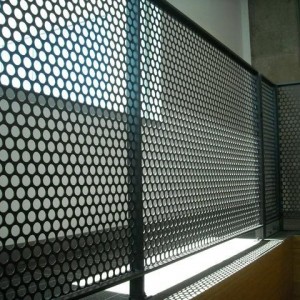 Panelên Infill Railing Metal Perforated OEM