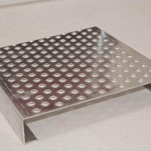 100% Original Perforated Cladding - Safety stairs perforated metal anti skid plate stainless steel plate – Dongjie