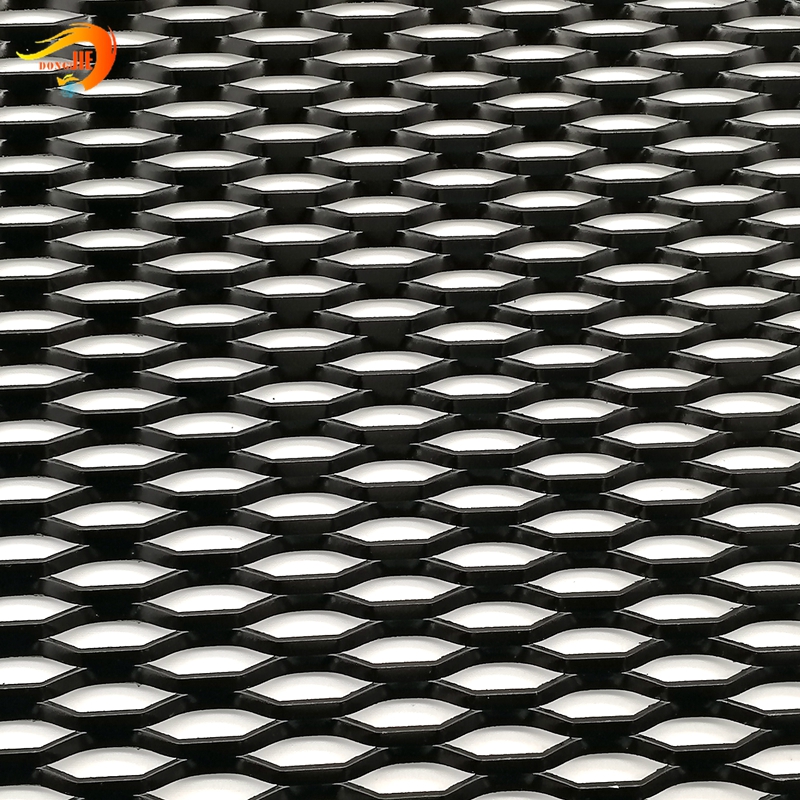 China Malla metálica de aluminio con patrón hexagonal para la fábrica y los proveedores de techos de edificios