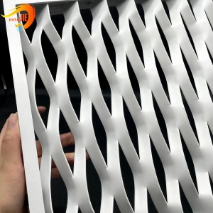 Wholesale Price Expanded Metal Grating - Interior Office Decoration Ceiling Aluminum Expanded Metal Mesh  – Dongjie