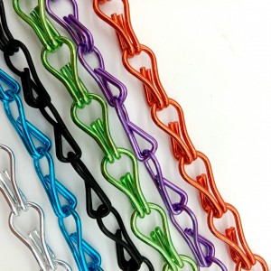 Customized Decorative Curtain Chain Double Hook Chain