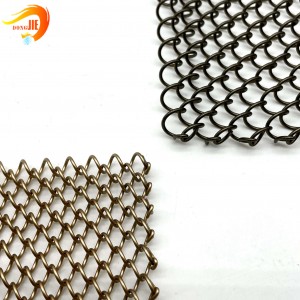Anti-Corrosion Hot Dip Galvanized Metal Chain Link Curtain