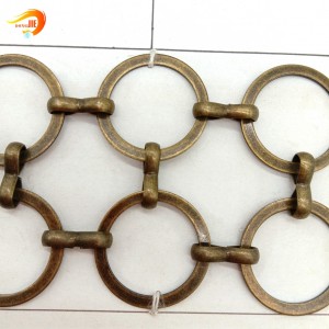 Decorative Metal Mesh Ring Mesh Curtain for hotel&office