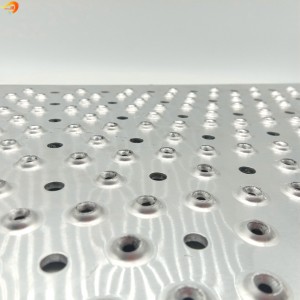 Stainless Simbi Dimple Plate Perforated Safety Tread