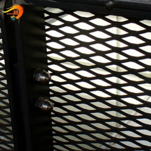 Plasă decorativă de gard din metal expandat din aluminiu / galvanizat