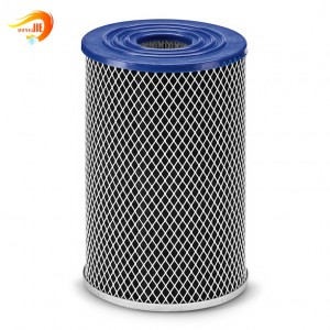 Cartucho de filtro de aire de malla galvanizada de metal expandido para polvo