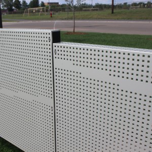 Galvanized Antiskid Perforated Metal Safety fence