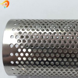 China Stainless Steel Perforated Mesh para sa Oil filtration
