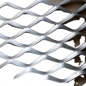 Aluminium sträckmetallnät utomhusbeklädnad trappor skyddsräcke