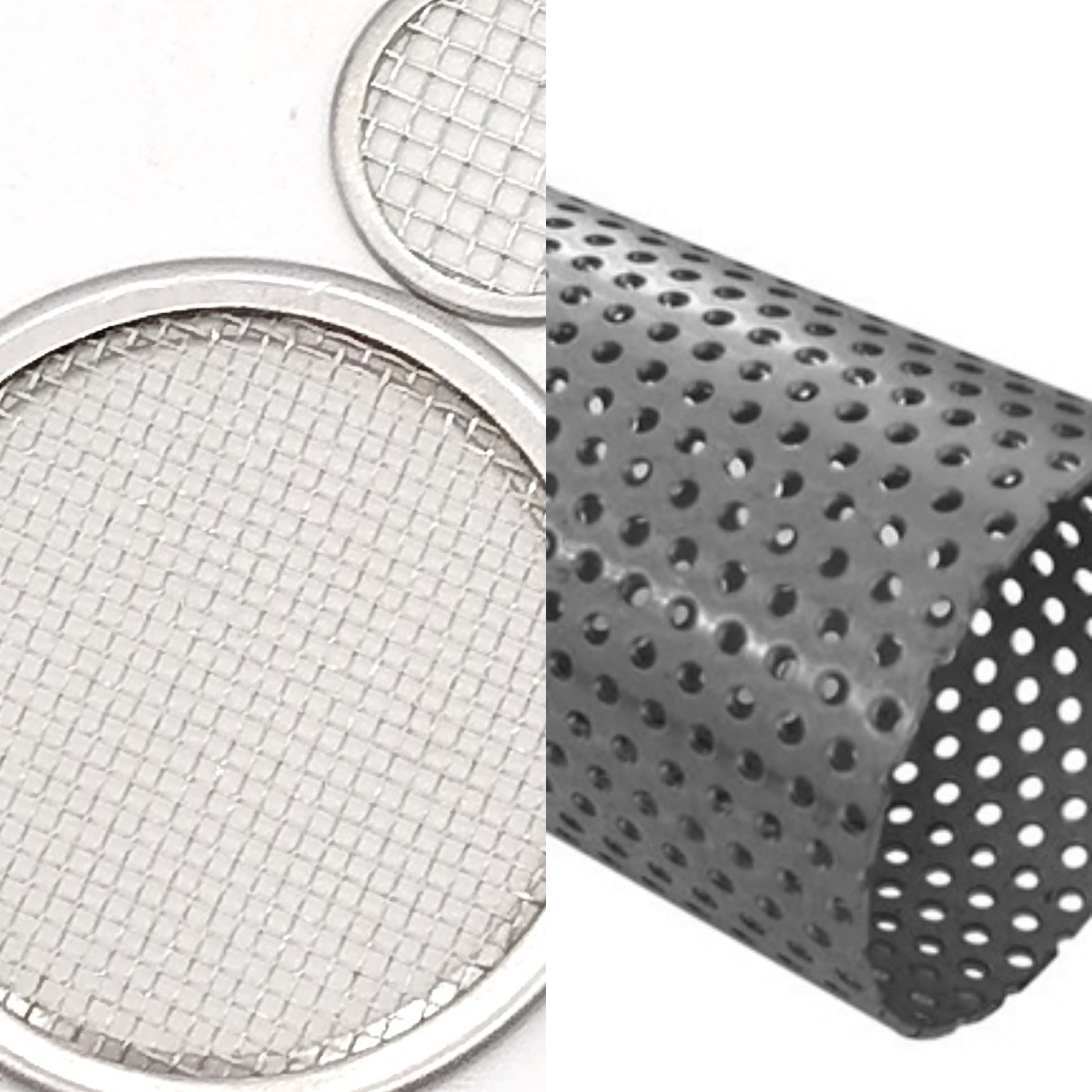 What are the differences between perforated metal mesh and woven wire mesh?
