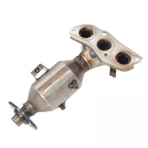 High quality Direct Fits 1.0i Exhaust Catalytic Converters for Peugeot 107 Catalytic Converter Replacement