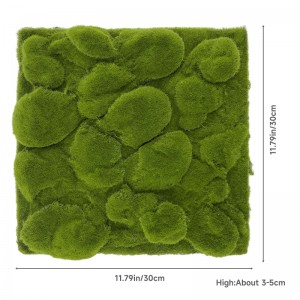 wholesale fake moss wall art sphagnum plant Preserved artificial moss wall panel green moss for home daily decoration