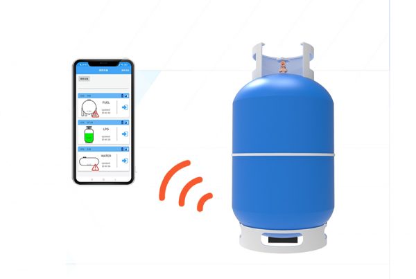 Aplicación de sensor de nivel de líquido ultrasónico na detección de nivel de líquido de botellas de gas licuado