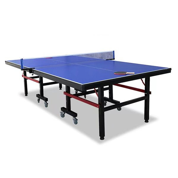 सस्ती कीमत चीन निर्माता ब्लू टेबल टेनिस फोल्डिंग लेग्स पिंग पोंग टेबल