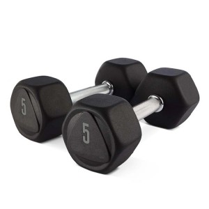 China Wholesale Dumbell Rack Rubber Manufacturers - New Hexagon Dumbbell – Hongyu