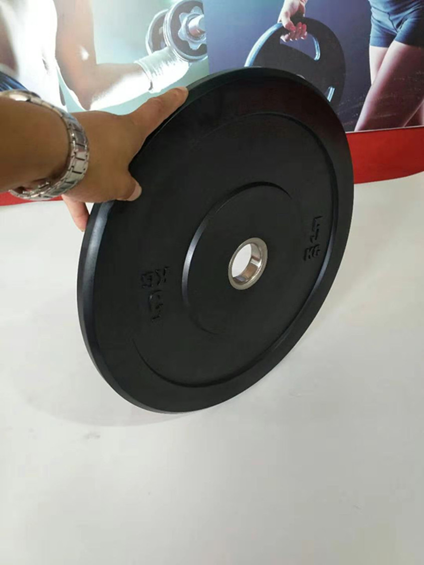 Gummi-Stoßplatte für Fitnessstudio-Hantelscheiben